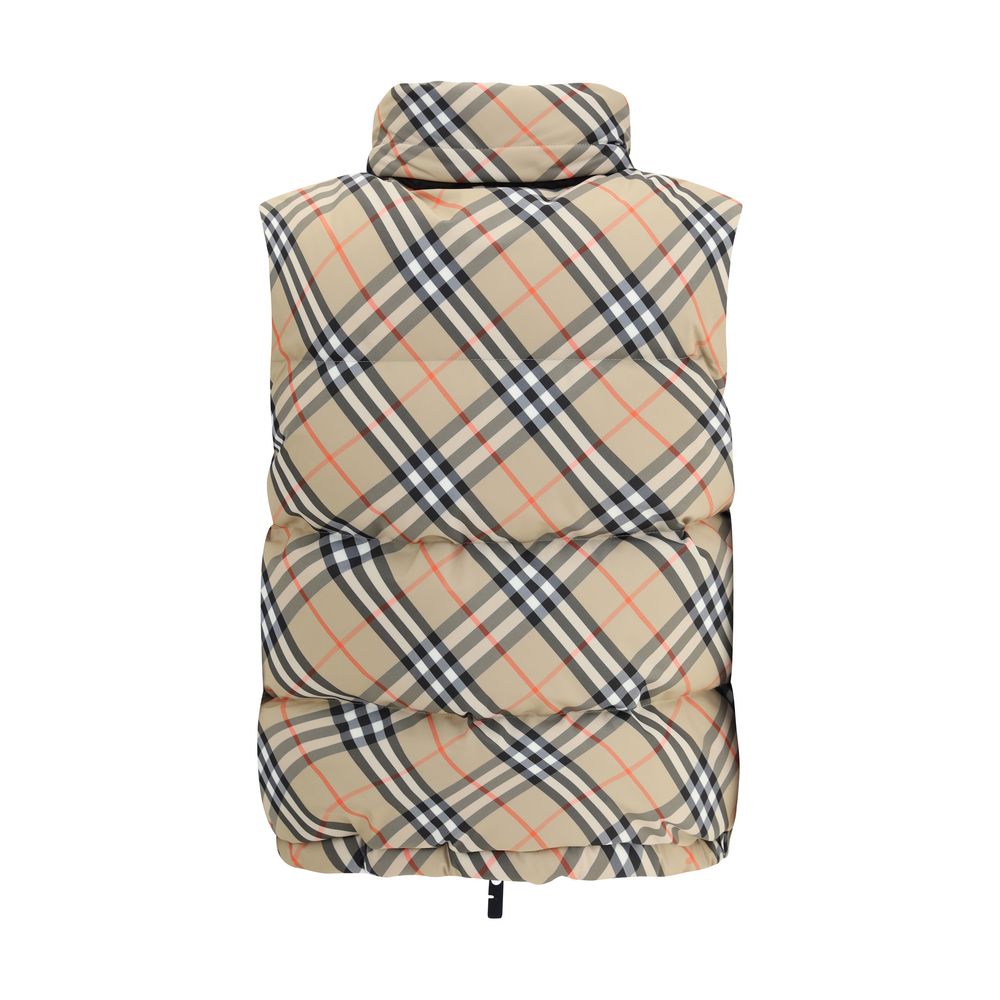 Burberry Ärmellose Jacke aus mehrfarbigem Polyester