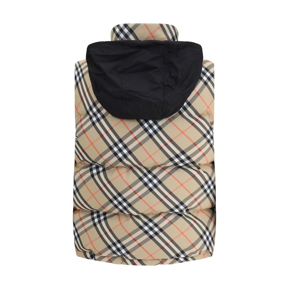 Burberry Ärmellose Jacke aus mehrfarbigem Polyester