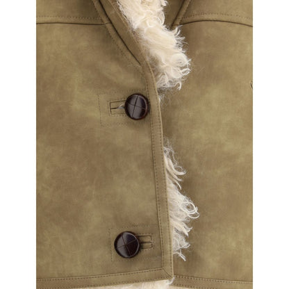 Marant Etoile Shearling faux leather Clara Gilet