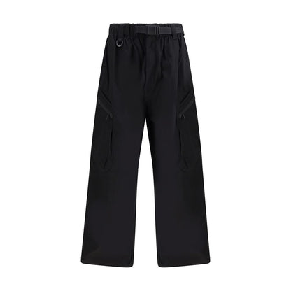 Y-3 Schwarze Baumwoll-Cargohose