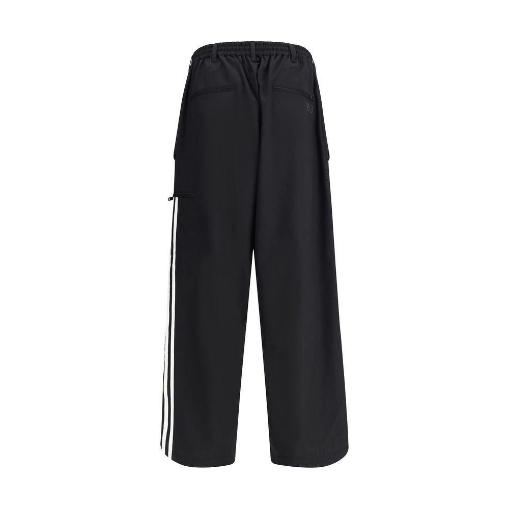 Y-3 Wollhose mit geradem Bein