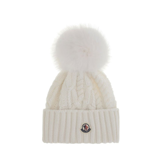 Moncler Mütze aus Kaschmirmischung mit Bommel