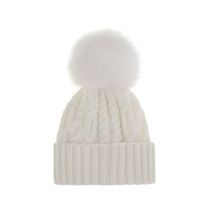 Moncler Mütze aus Kaschmirmischung mit Bommel