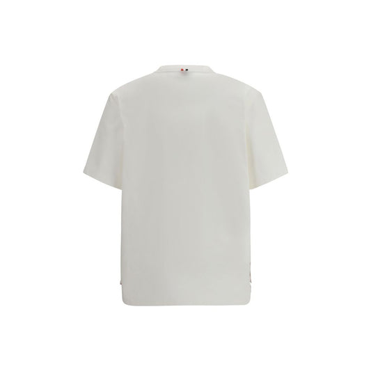 Thom Browne Weißes Baumwoll-T-Shirt