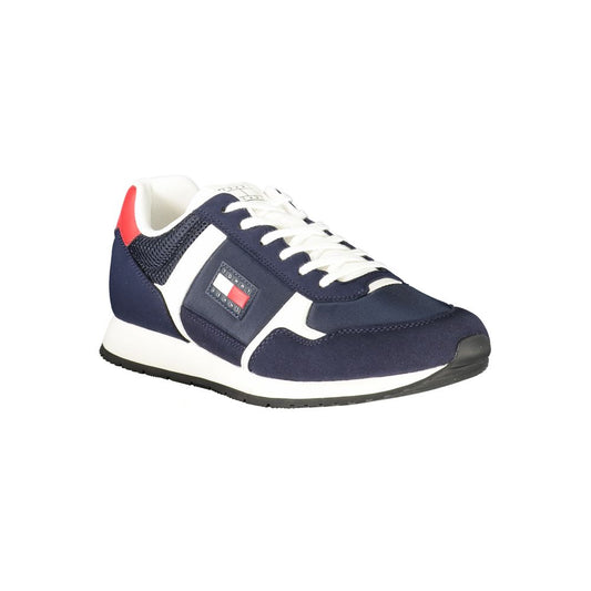 Tommy Hilfiger – Blaue Polyester-Sneaker für Herren