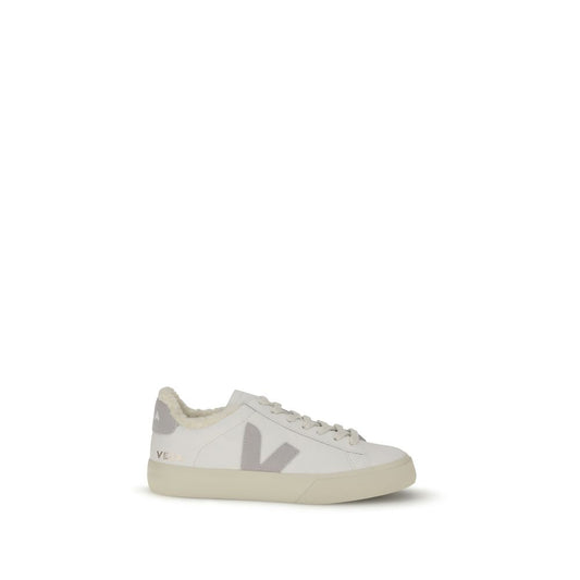 Veja White Calf Leather Bos Taurus Low Top Sneaker