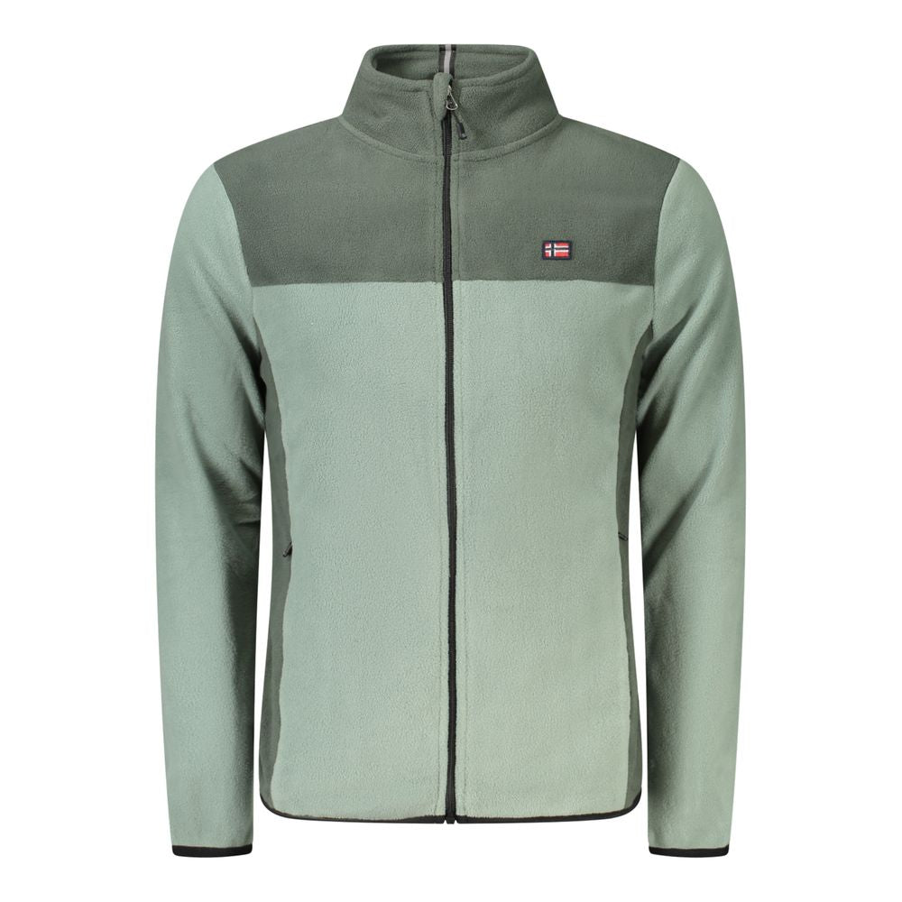 Norwegen 1963 Grüner Polyester-Pullover für Damen