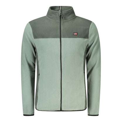 Norwegen 1963 Grüner Polyester-Pullover für Damen