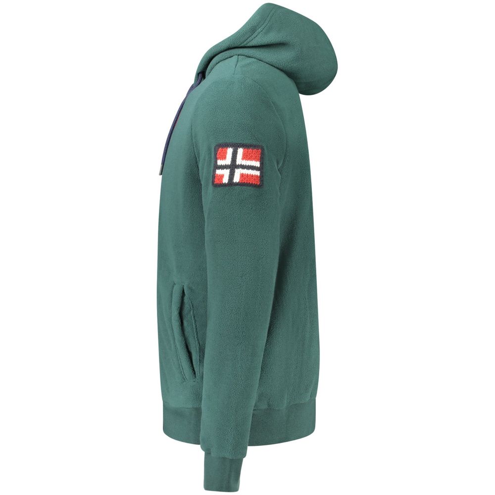 Norwegen 1963 Grüner Polyester-Herrenpullover