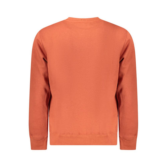 Norwegen 1963 Orangefarbener Baumwollpullover für Herren