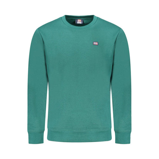 Norway 1963 Green Cotton Men Sweater