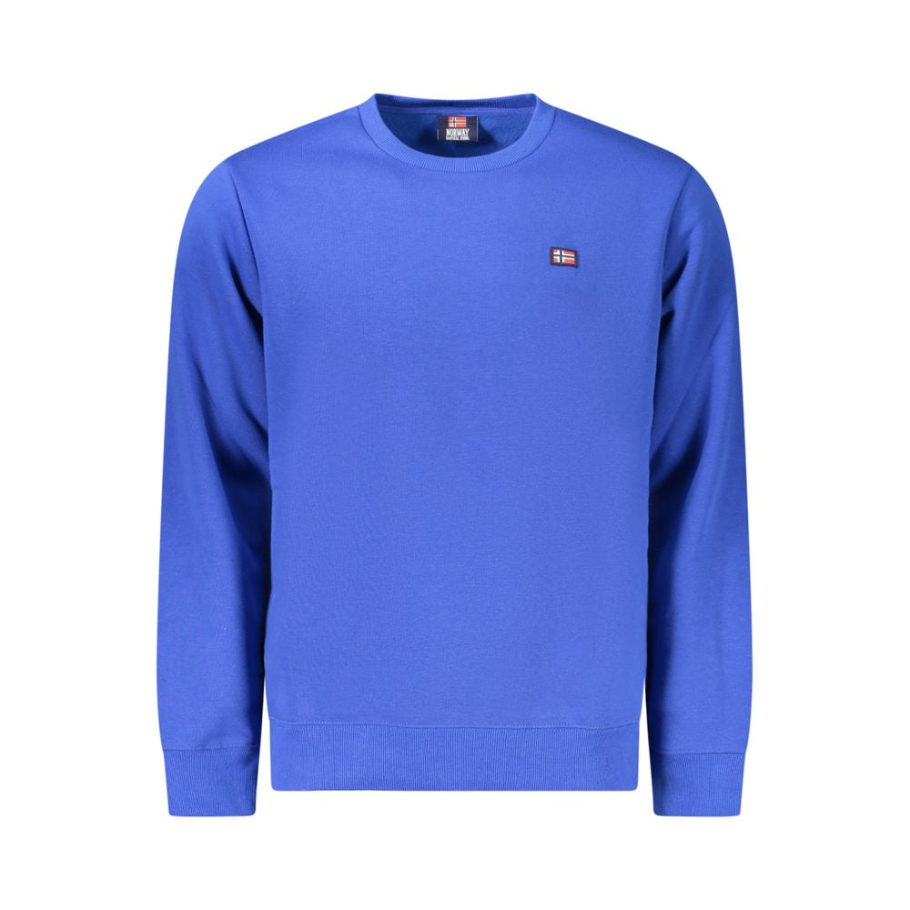 Norwegen 1963 Blauer Baumwollpullover für Herren