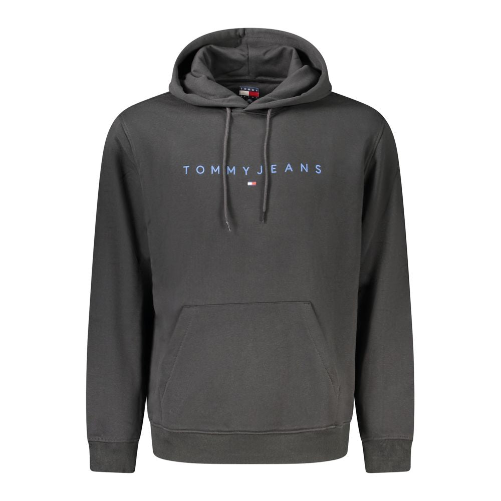 Tommy Hilfiger – Schwarzer Baumwoll-Hoodie für Herren