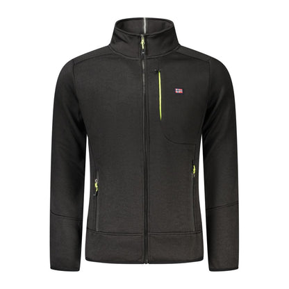 Norwegen 1963 Schwarzer Polyester-Herrenpullover