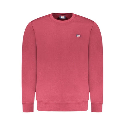 Norwegen 1963 Roter Baumwollpullover für Herren