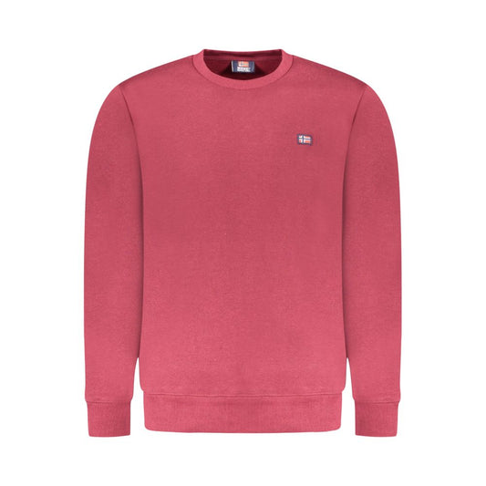 Norwegen 1963 Roter Baumwollpullover für Herren