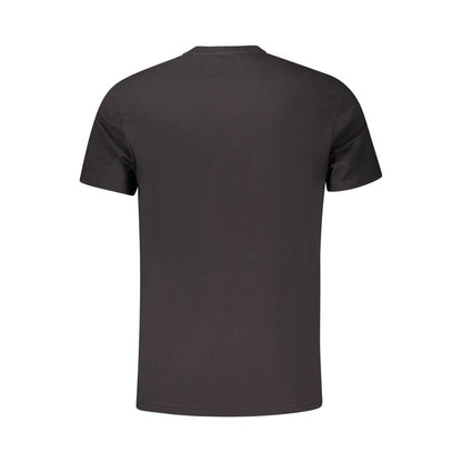 Tommy Hilfiger – Schwarzes Baumwoll-T-Shirt für Herren