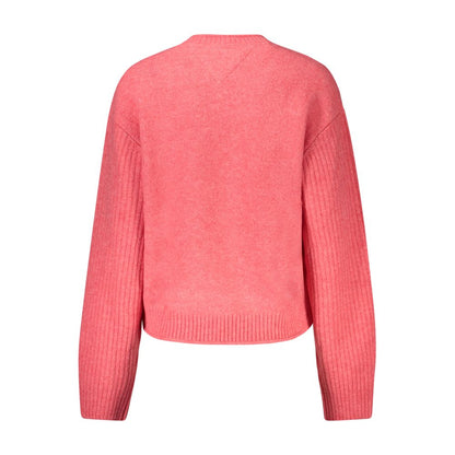 Tommy Hilfiger – Rosa Wollpullover für Damen