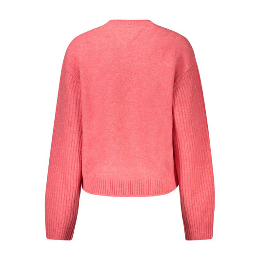 Tommy Hilfiger – Rosa Wollpullover für Damen