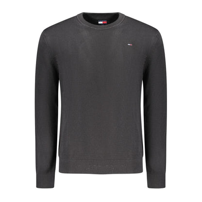 Tommy Hilfiger – Schwarzer Baumwollpullover für Herren