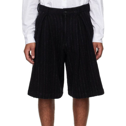 Comme Des Garçons Schwarze Nylon-Shorts