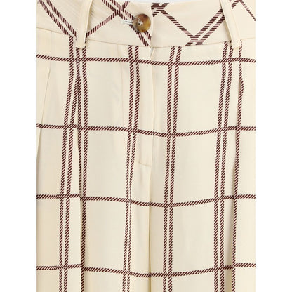 سروال Crida Milano للسفر من نسيج التويل