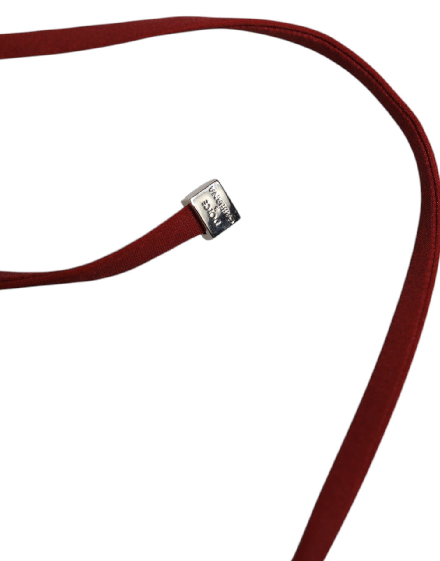 Dolce &amp; Gabbana – Dreieck mit Blumenmuster in Weiß und Rot mit Punkten