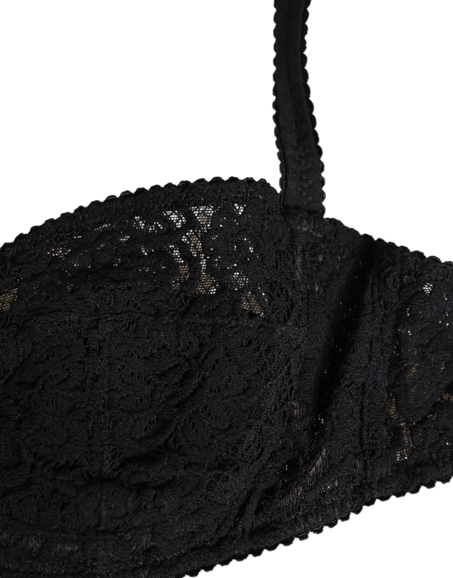 Dolce &amp; Gabbana Schwarzer Spitzen-Bügel-BH Dessous Unterwäsche