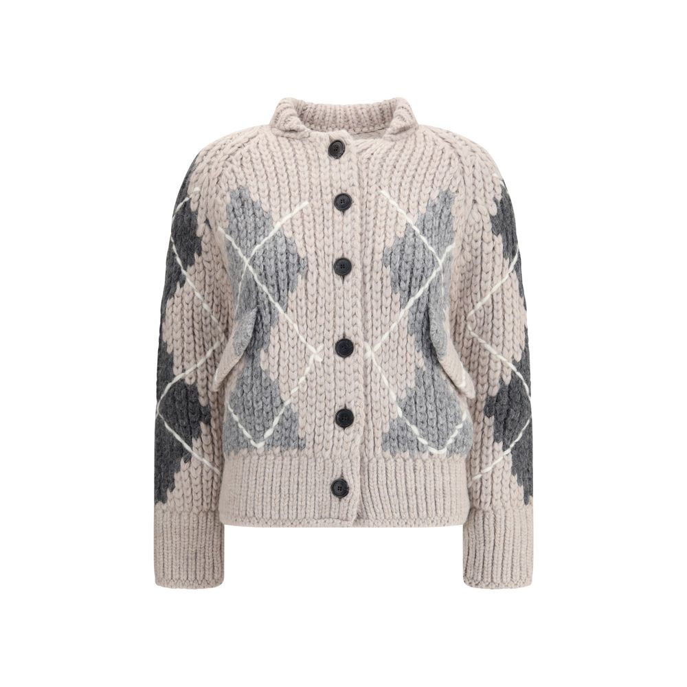 Ermanno Scervino Multicolor Alpaka Vikunja Pacos Strickjacke