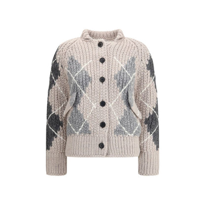 Ermanno Scervino Multicolor Alpaka Vikunja Pacos Strickjacke