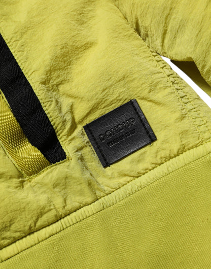 Dondup Gelbe Damen-Bomberjacke aus Polyamid mit Reißverschluss