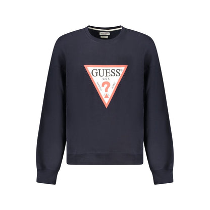 Guess Jeans Blue Cotton Men Sweater