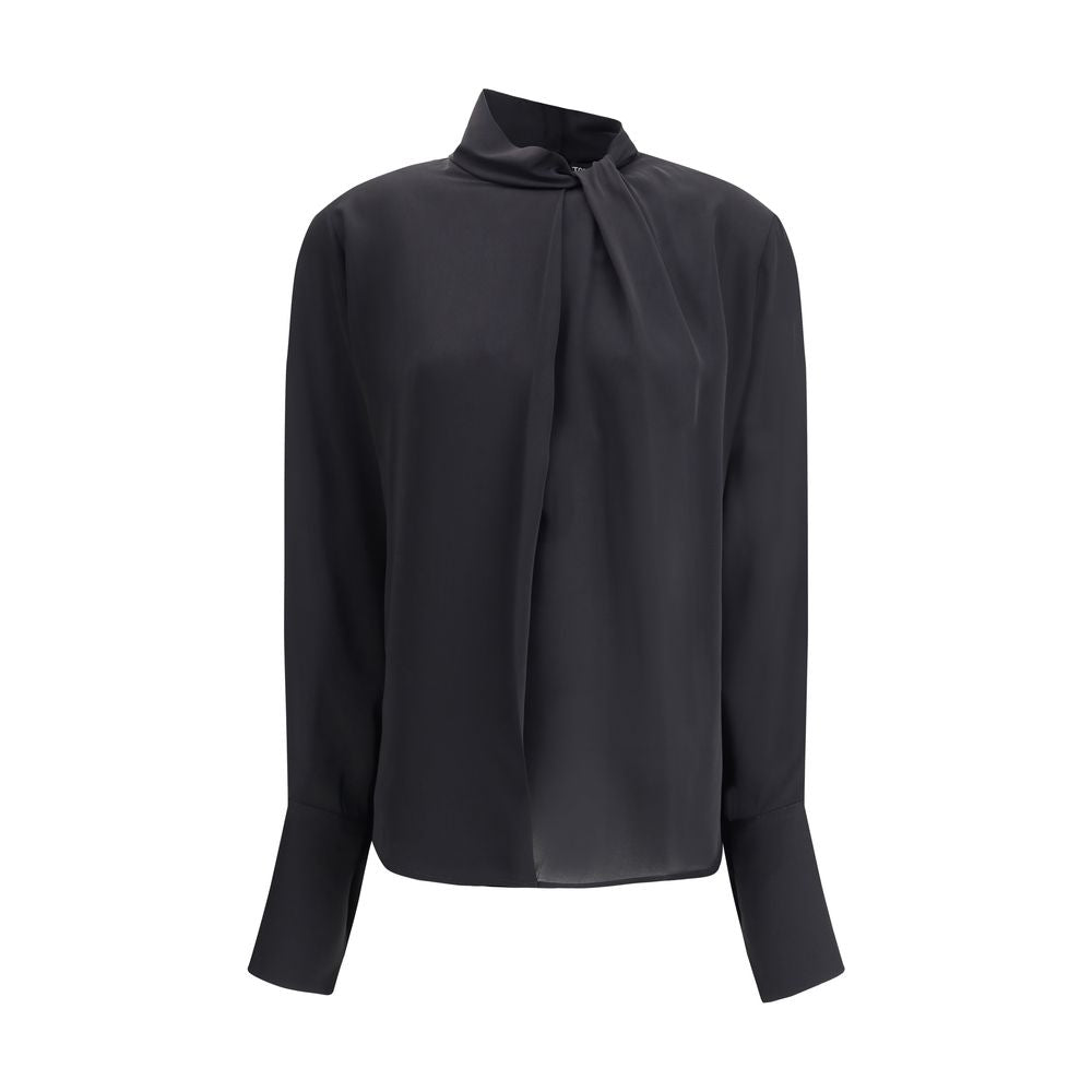 Tom Ford Seiden-Georgette-Bluse