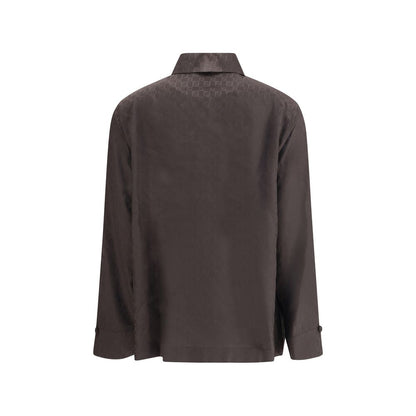 Fendi Seidenjacquardhemd