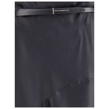 Tom Ford langer Rock aus schwarzer Seide