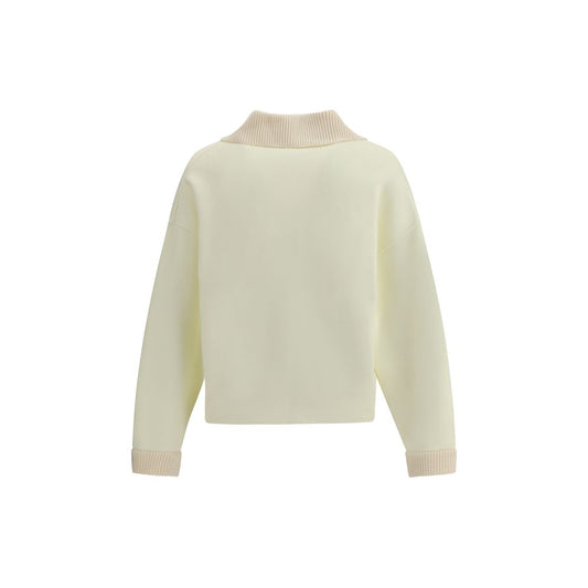 Jacquemus cremefarbenes Baumwoll-Sweatshirt