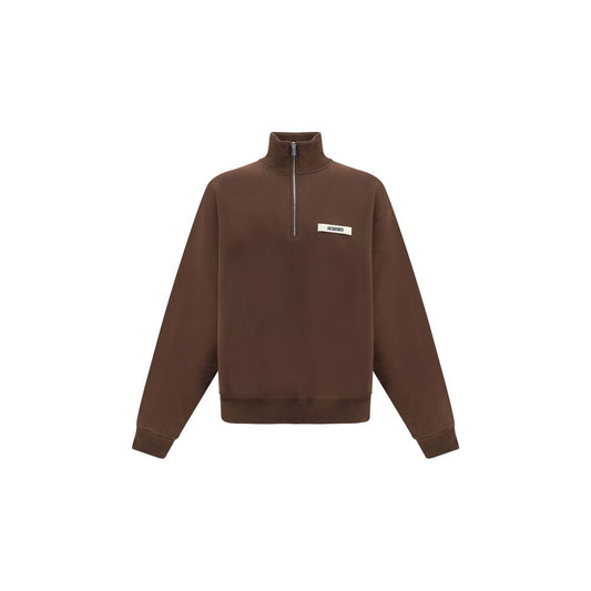 Braunes Baumwoll-Sweatshirt von Jacquemus