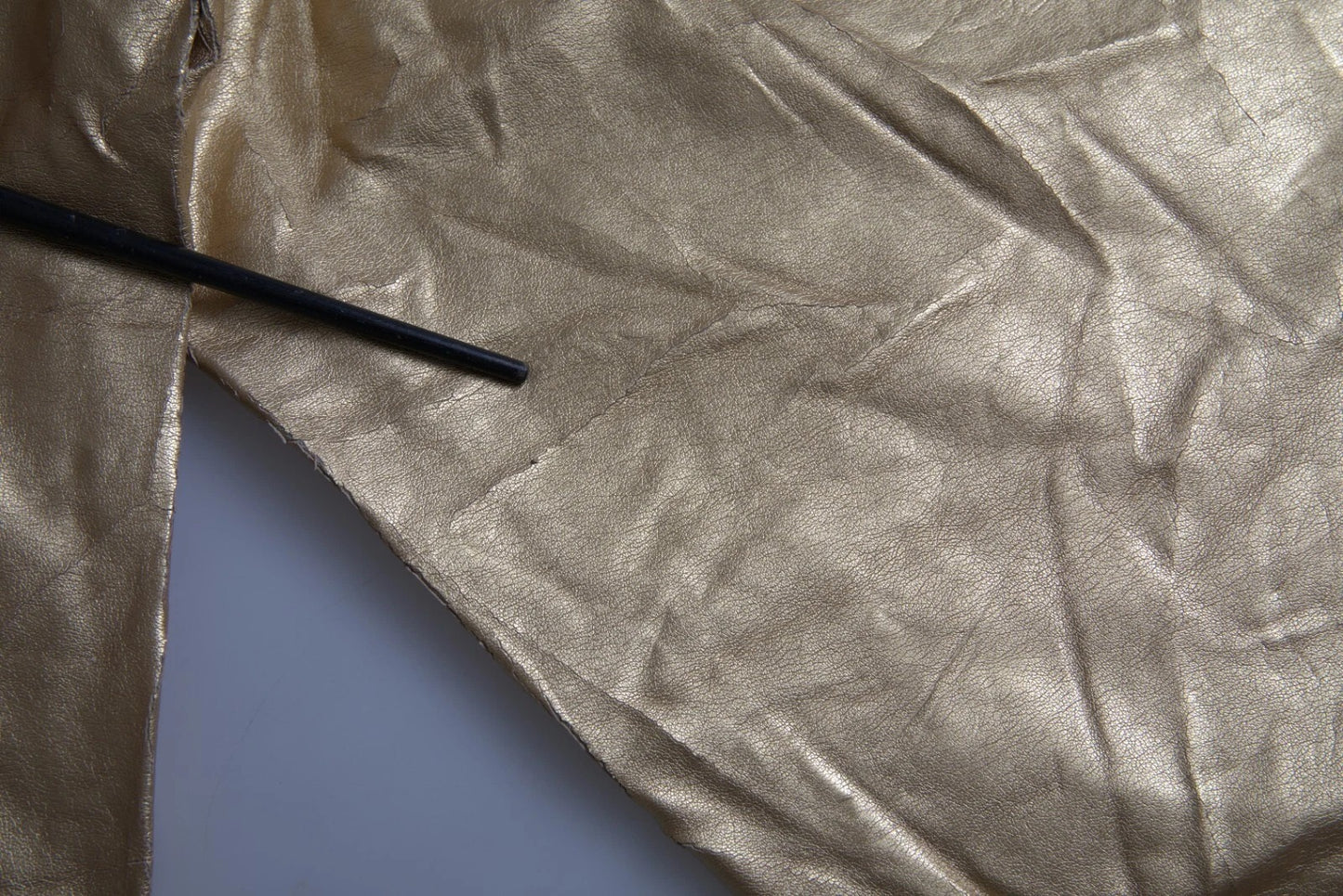 Dolce &amp; Gabbana Gold High Waist Skinny Damen Metallic-Hose