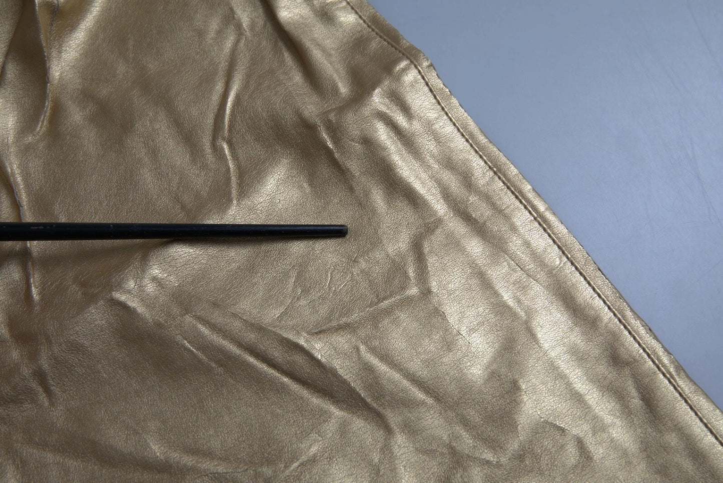 Dolce &amp; Gabbana Gold High Waist Skinny Damen Metallic-Hose