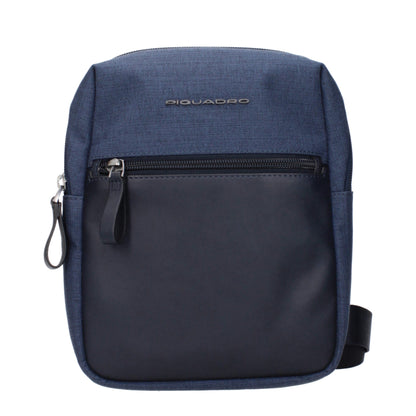 Piquadro Blaue Stoff-Umhängetaschen