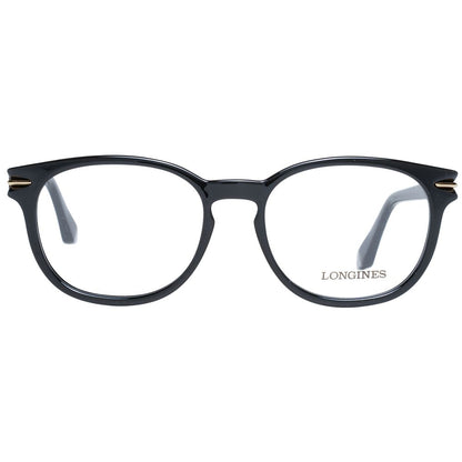 Longines Schwarze Kunststoffbrille (Gestelle)