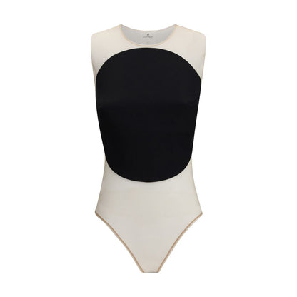 Courrèges Illusions-Hoop-Body aus Satin