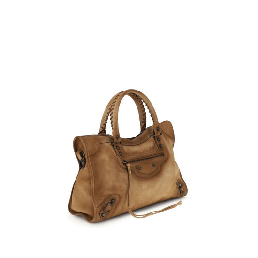 Balenciaga Handtasche aus beigefarbenem Kalbsleder (Bos Taurus)