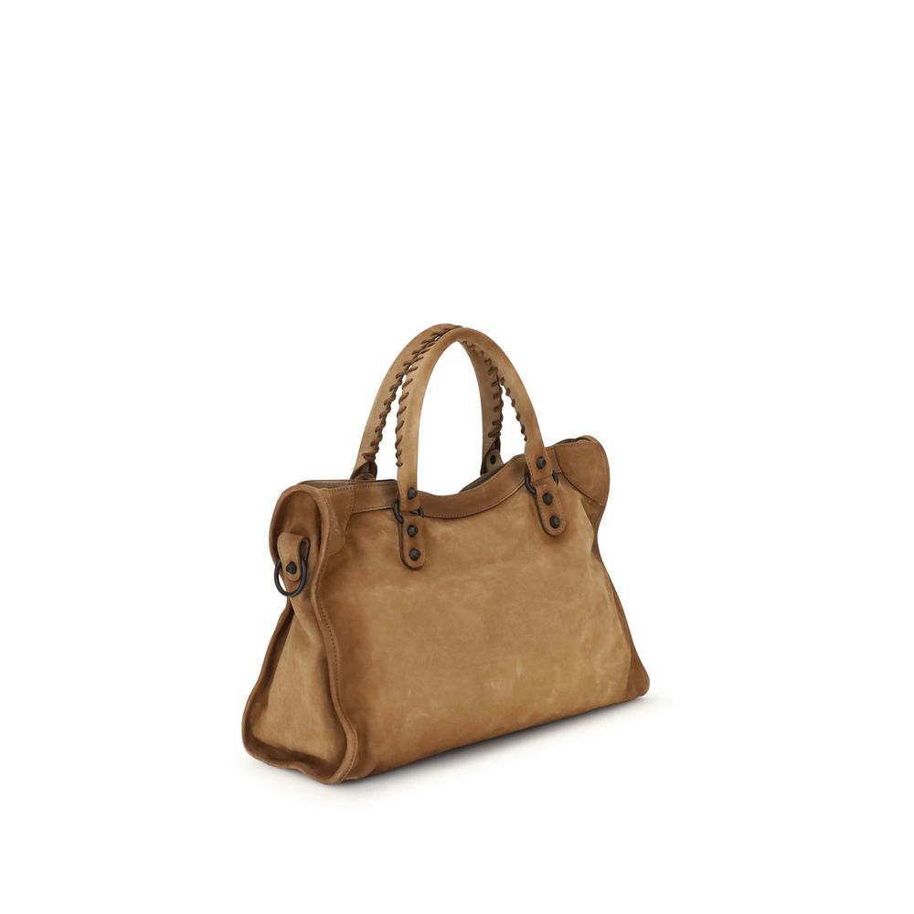 Balenciaga Handtasche aus beigefarbenem Kalbsleder (Bos Taurus)
