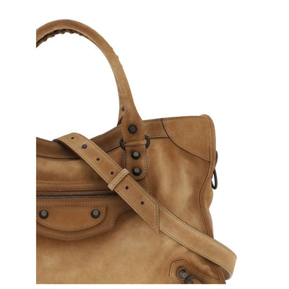 Balenciaga Handtasche aus beigefarbenem Kalbsleder (Bos Taurus)