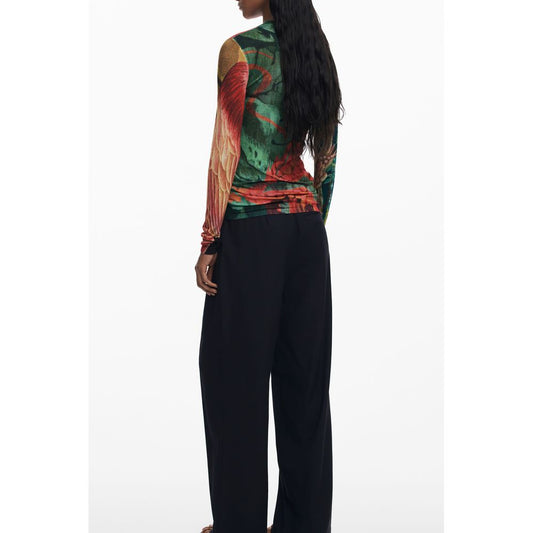 سترة نسائية من الفسكوز الأخضر من ديسيجوال