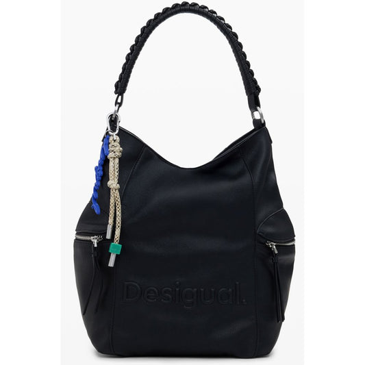 Desigual Schwarzer Polyethylen-Rucksack für Damen