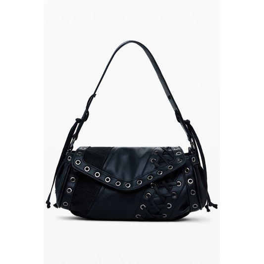 Desigual Schwarze Polyethylen-Damenhandtasche