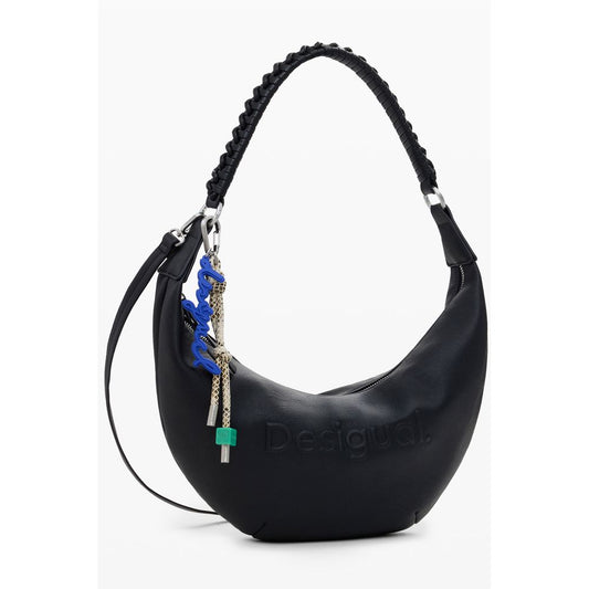 Desigual Schwarze Polyethylen-Damenhandtasche