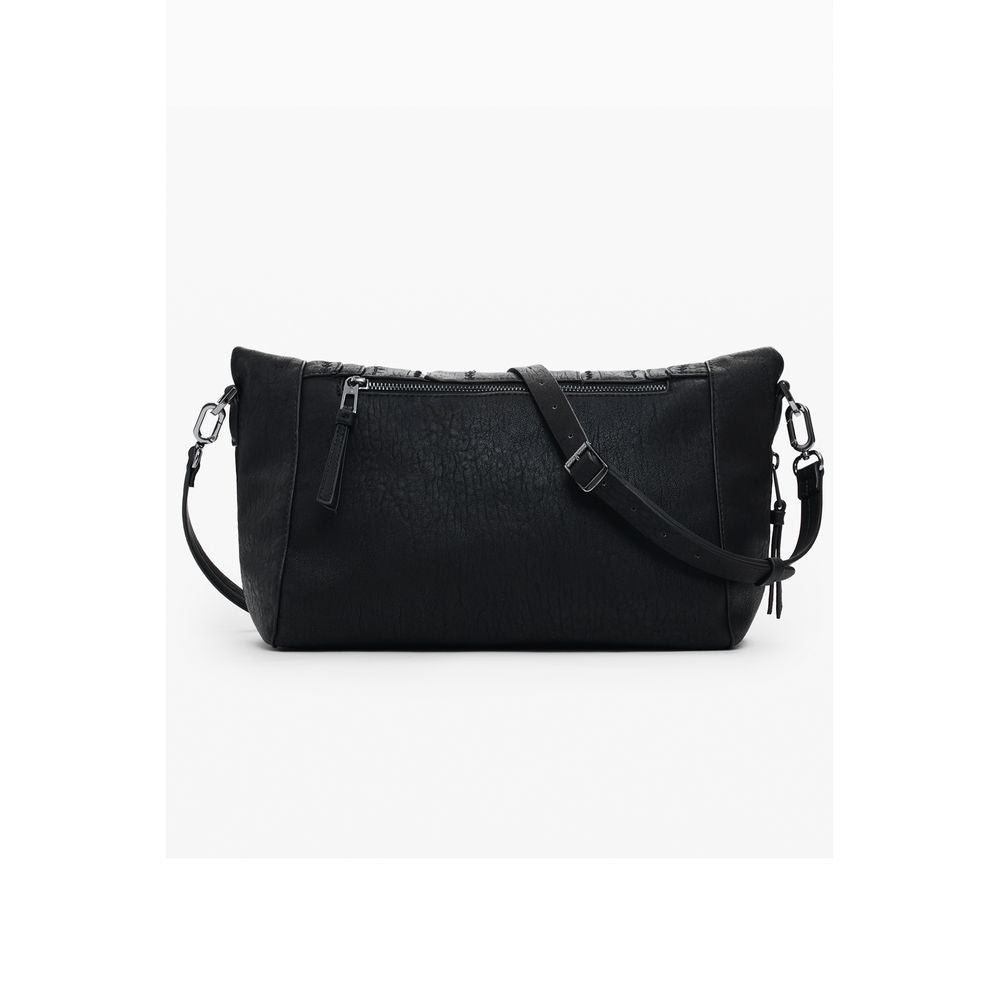 Desigual Schwarze Polyethylen-Damenhandtasche